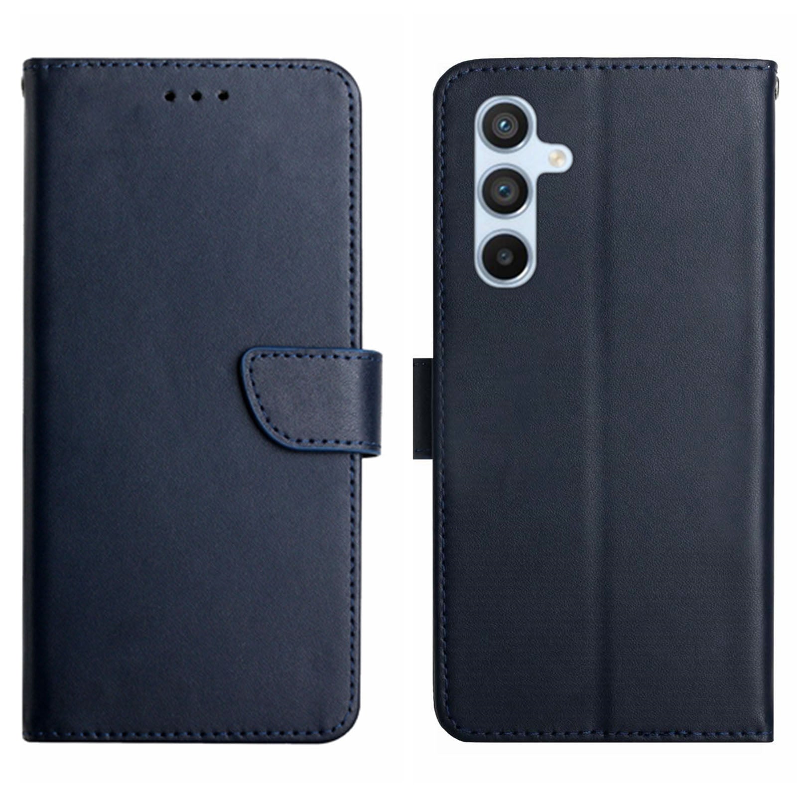 HT02 Anti-scratch Phone Cover For Samsung Galaxy A24 4G Nappa Texture Genuine Leather Phone Case Wallet Stand HT02 Anti-scratch Phone Cover For Samsung Galaxy A24 4G Nappa Texture Genuine Leather Phone Case Wallet Stand
